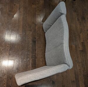 IKEA Poang chair cushion & cover, Gray (Listing #1)